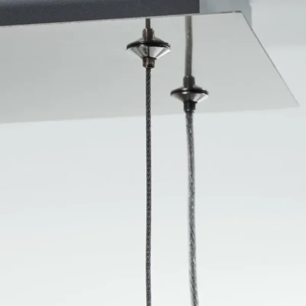 hofstein Suspension Omega LED Argenté, 1 lumière* Lampes Modernes