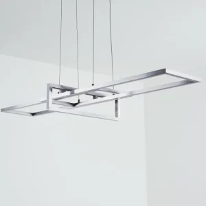 hofstein Suspension Omega LED Argenté, 1 lumière* Lampes Modernes