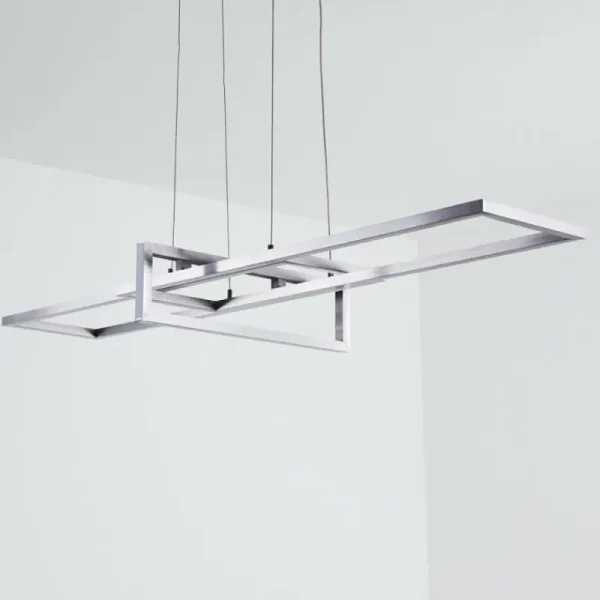 hofstein Suspension Omega LED Argenté, 1 lumière* Lampes Modernes