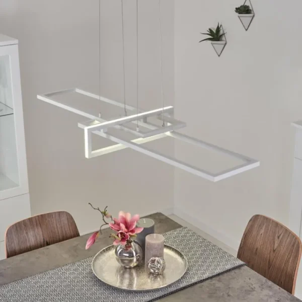 hofstein Suspension Omega LED Blanc, 1 lumière* Lampes Modernes