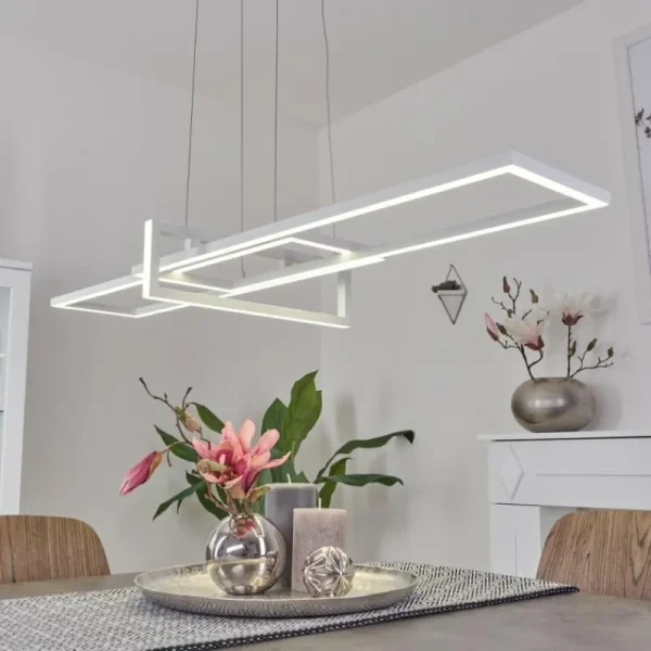 hofstein Suspension Omega LED Blanc, 1 lumière* Lampes Modernes