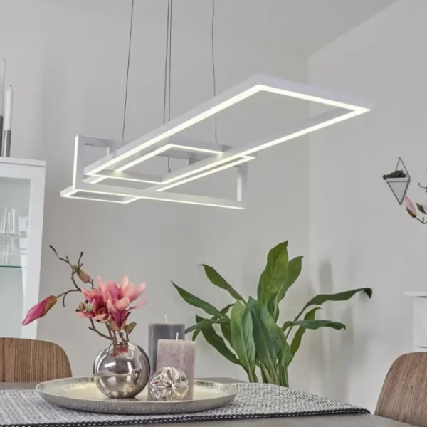 hofstein Suspension Omega LED Blanc, 1 lumière* Lampes Modernes