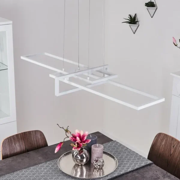 hofstein Suspension Omega LED Blanc, 1 lumière* Lampes Modernes