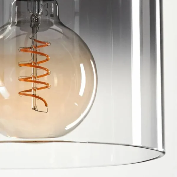 hofstein Suspension Parane Clair, Fumé, 4 lumières* Lampes Modernes