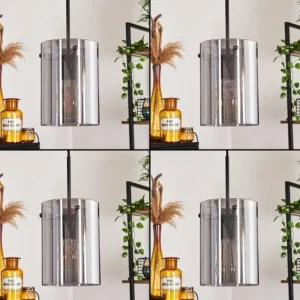 hofstein Suspension Parane Fumé, 4 lumières* Lampes Modernes