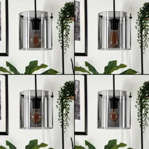 hofstein Suspension Parane Fumé, 3 lumières* Lampes Modernes