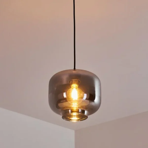 hofstein Suspension Patterson Noir, 1 lumière* Lampes Modernes