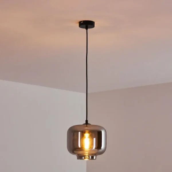 hofstein Suspension Patterson Noir, 1 lumière* Lampes Modernes