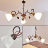 hofstein Suspension Peccia Rouille, 3 lumières* Lampes En Verre