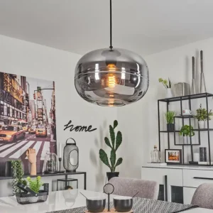 hofstein Suspension Peonniemi Noir, 1 lumière* Lampes Modernes