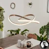 hofstein Suspension Pitasch LED Nickel mat, 1 lumière* Lampes Modernes