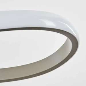 hofstein Suspension Pitasch LED Nickel mat, 1 lumière* Lampes Modernes