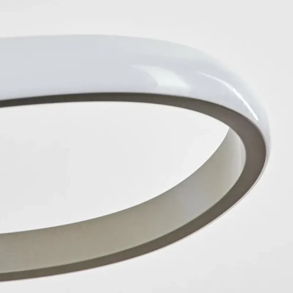 hofstein Suspension Pitasch LED Nickel mat, 1 lumière* Lampes Modernes