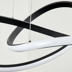 hofstein Suspension Pitasch LED Noir, 1 lumière* Lampes Modernes