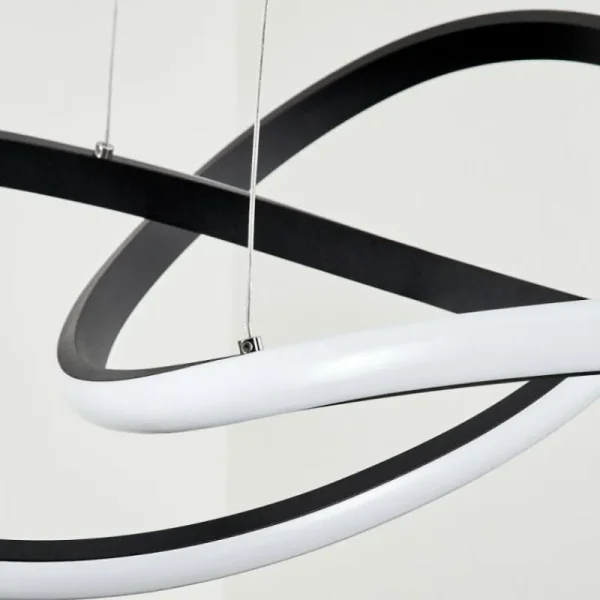 hofstein Suspension Pitasch LED Noir, 1 lumière* Lampes Modernes