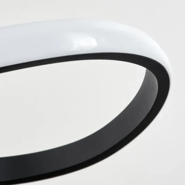 hofstein Suspension Pitasch LED Noir, 1 lumière* Lampes Modernes