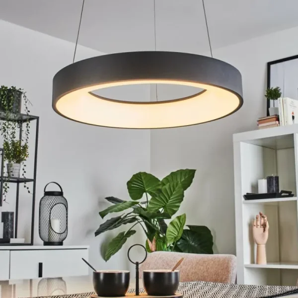 hofstein Suspension Playas LED Noir, 1 lumière* Lampes Modernes