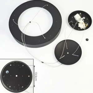 hofstein Suspension Playas LED Noir, 1 lumière* Lampes Modernes