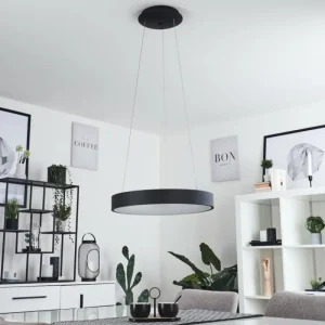 hofstein Suspension Playas LED Noir, 1 lumière* Lampes Modernes