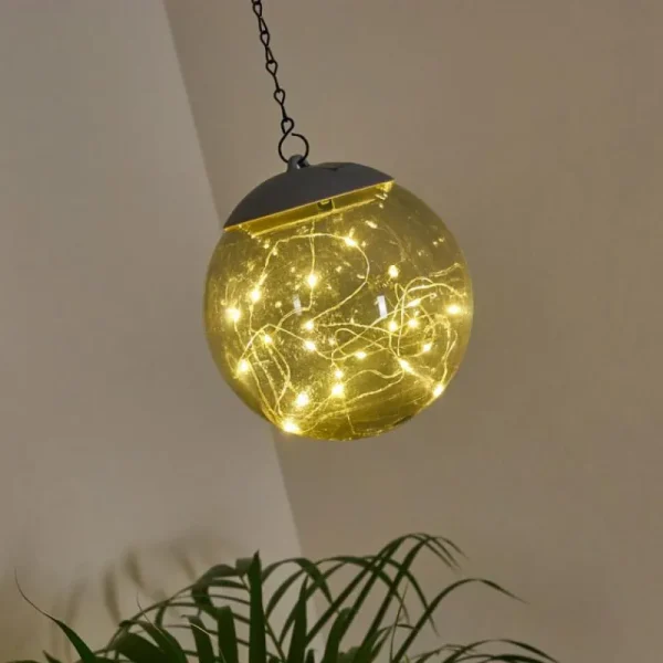 hofstein Suspension Pollenca LED Fumée, Noir, 20 lumières* Lampes Modernes