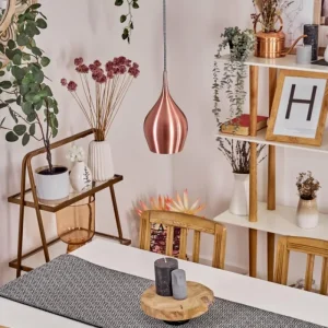 hofstein Suspension Polvero Cuivre, 1 lumière* Lampes Modernes