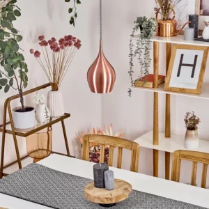 hofstein Suspension Polvero Cuivre, 1 lumière* Lampes Modernes
