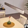 hofstein Suspension Poroporo LED Nickel mat, 1 lumière* Lampes En Verre