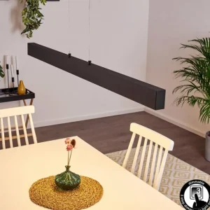 hofstein Suspension Poroporo LED Noir, 1 lumière* Lampes Modernes