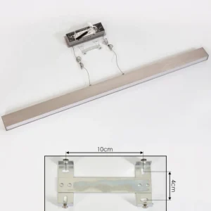 hofstein Suspension Poroporo LED Nickel mat, 1 lumière* Lampes En Verre
