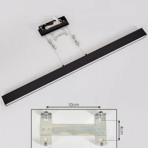 hofstein Suspension Poroporo LED Noir, 1 lumière* Lampes Modernes