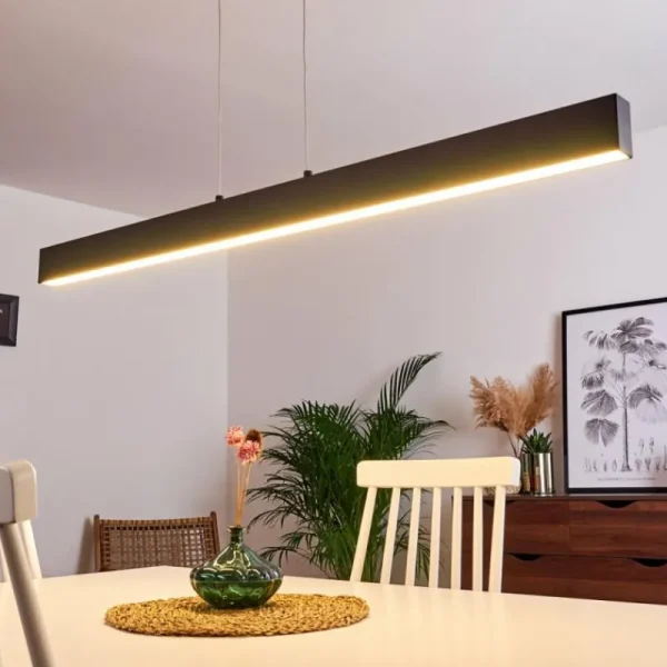 hofstein Suspension Poroporo LED Noir, 1 lumière* Lampes Modernes