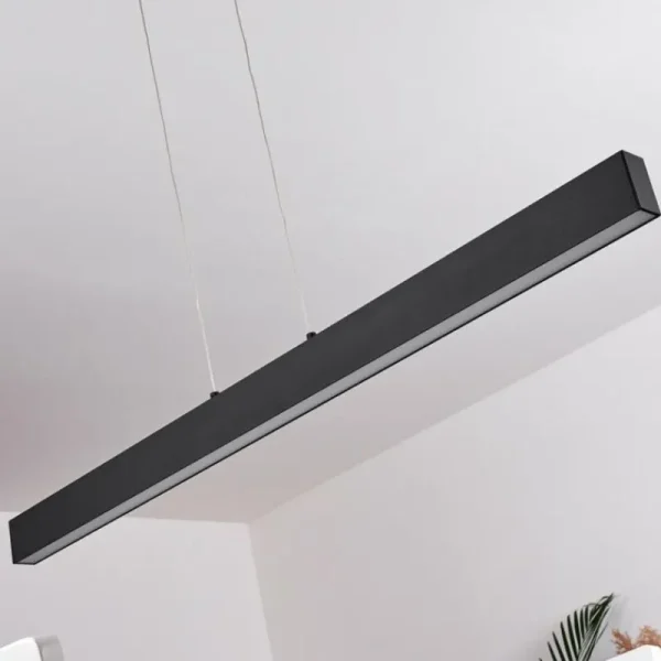 hofstein Suspension Poroporo LED Noir, 1 lumière* Lampes Modernes