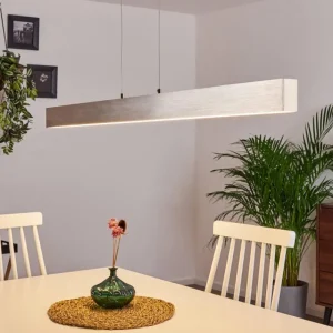 hofstein Suspension Poroporo LED Nickel mat, 1 lumière* Lampes En Verre