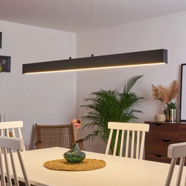 hofstein Suspension Poroporo LED Noir, 1 lumière* Lampes Modernes