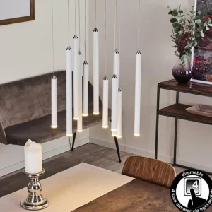 hofstein Suspension Porquera LED Blanc, 11 lumières* Lampes Modernes