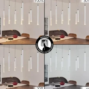 hofstein Suspension Porquera LED Blanc, 11 lumières* Lampes Modernes