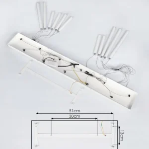 hofstein Suspension Porquera LED Blanc, 11 lumières* Lampes Modernes