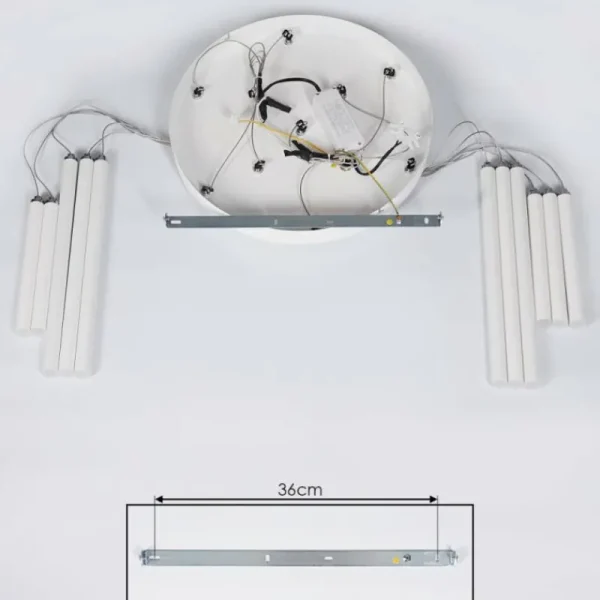 hofstein Suspension Porquera LED Blanc, 11 lumières* Lampes Modernes