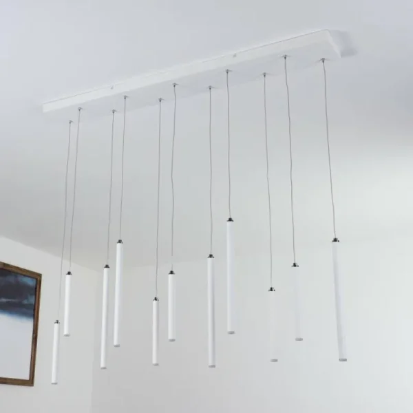 hofstein Suspension Porquera LED Blanc, 11 lumières* Lampes Modernes