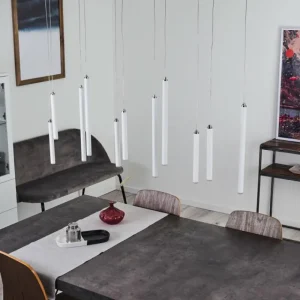 hofstein Suspension Porquera LED Blanc, 11 lumières* Lampes Modernes
