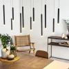 hofstein Suspension Porquera LED Noir, 11 lumières* Lampes Modernes