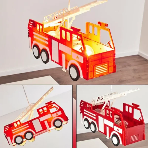 hofstein Suspension Praya Rouge, 2 lumières* Lampes Modernes