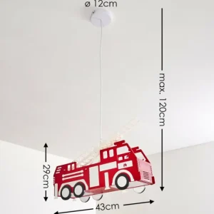 hofstein Suspension Praya Rouge, 2 lumières* Lampes Modernes