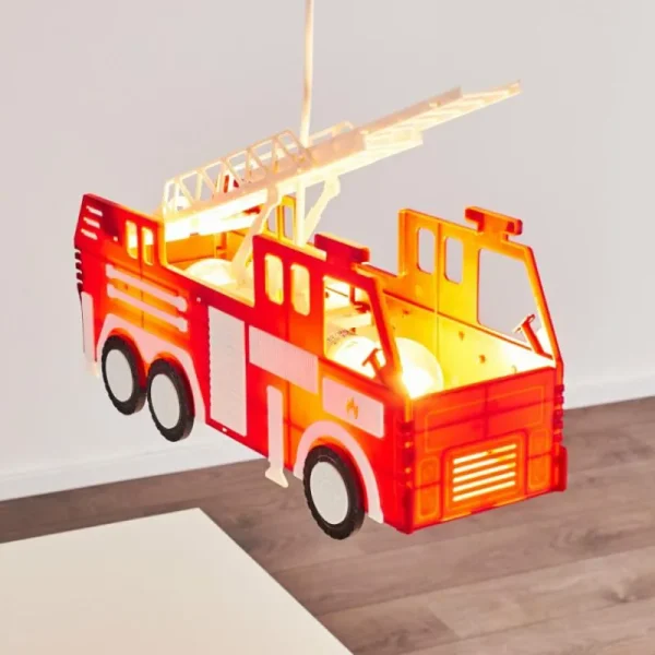hofstein Suspension Praya Rouge, 2 lumières* Lampes Modernes