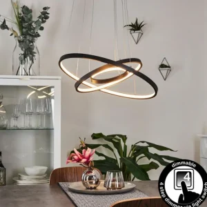 hofstein Suspension Preci LED Noir, 1 lumière* Lampes Modernes