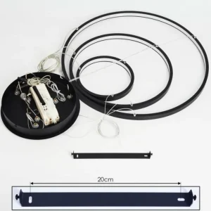 hofstein Suspension Preci LED Noir, 1 lumière* Lampes Modernes