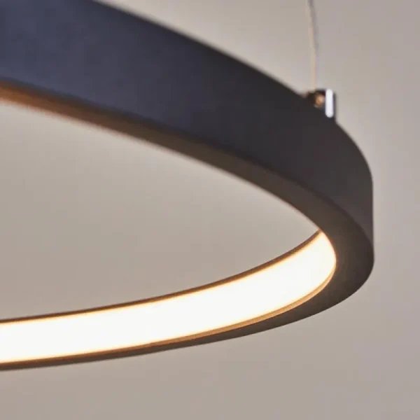 hofstein Suspension Preci LED Noir, 1 lumière* Lampes Modernes