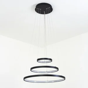 hofstein Suspension Preci LED Noir, 1 lumière* Lampes Modernes