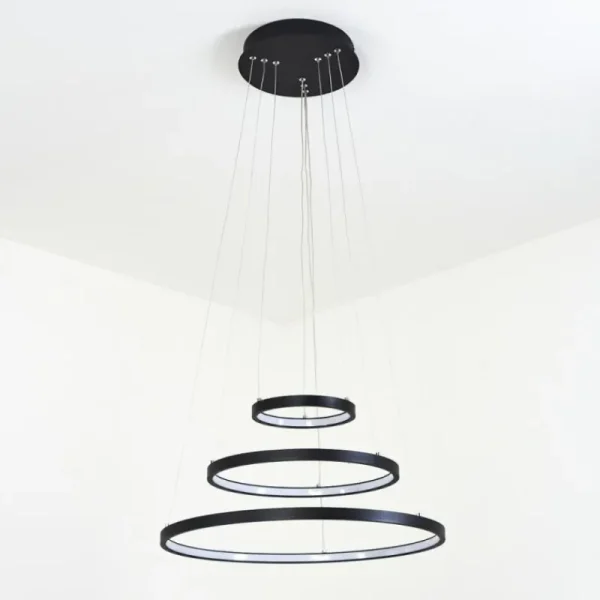hofstein Suspension Preci LED Noir, 1 lumière* Lampes Modernes