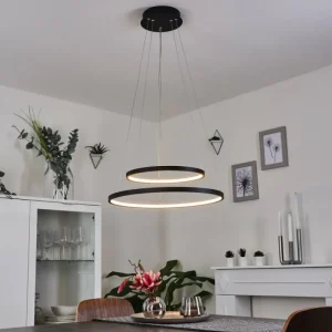 hofstein Suspension Preci LED Noir, 1 lumière* Lampes Modernes